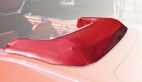 1967-1968-1969 Camaro & Firebird Convertible Top Boot OE Style With Pre-Installed Clips  Red