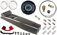 1967 Camaro Tach & Console With Gauges Complete Conversion Kit For Cars With 4 Speed Muncie Transmission 120 MPH Speedometer 5500/7000 Tachometer With All Wiring Harnesses & Sending Units
