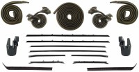 1968 1969 Camaro & Firebird Coupe Weatherstrip Kit 17 Piece For Standard Interior  Complete Kit OE Style  Made In The USA!