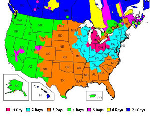 FedEx Ground Map