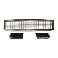 1967 Camaro Rally Sport Assembled Grille Kit w/Pre-riveted Moldings & Bezels