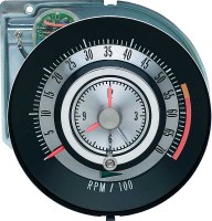 1968 Camaro Tachometer 5500/7000 Redline Quartz Clock "Tic Toc Tac" GM# 6468713